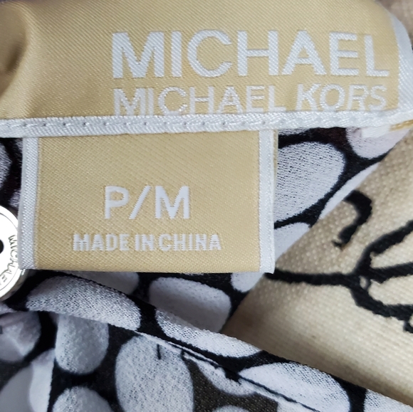 Michael Kors black & white sheer top - Picture 8 of 8